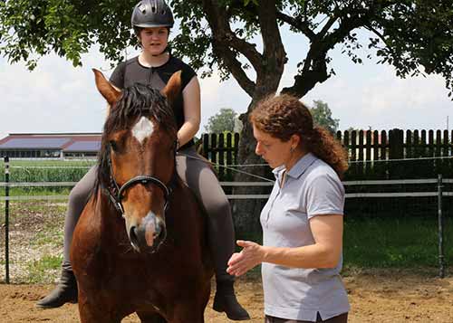 Reitkurs mit Verena Kollek